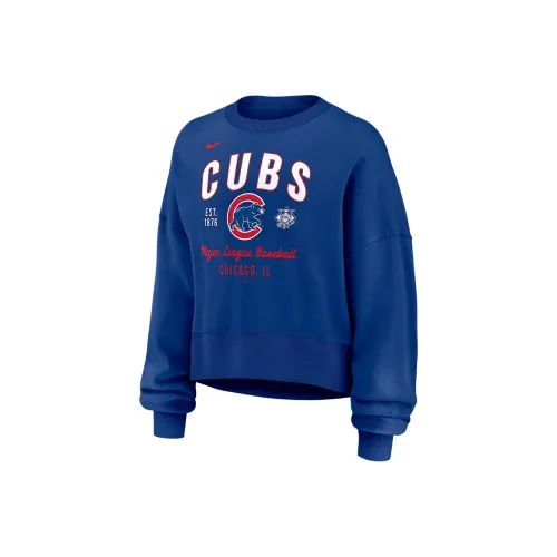 Свитшот Nike x MLB Chicago Cubs женский морской синий