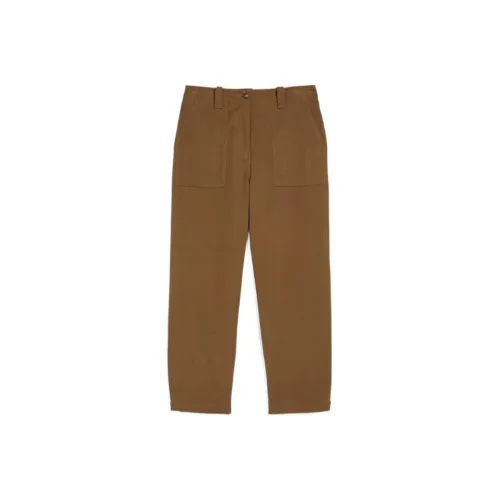 WEEKEND MaxMara Коричневые Женские Повседневные Брюки