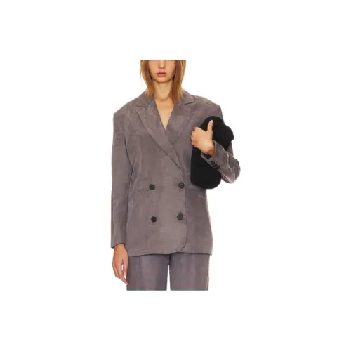 ALLSAINTS Бизнес-костюм женский светло-коричневый