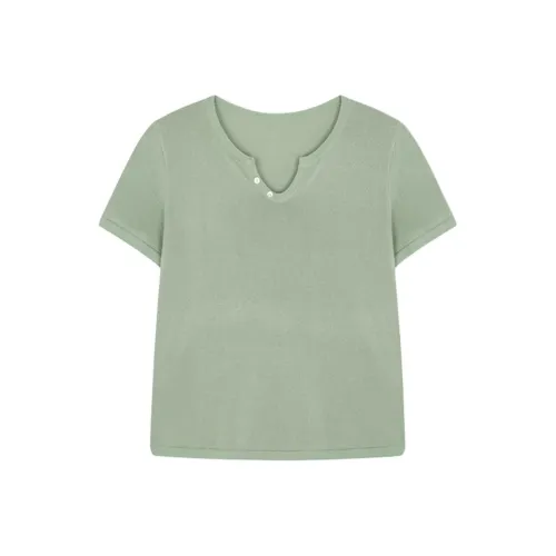 Mo Han Yi Mei Трикотаж Женский Мятно-Зеленый