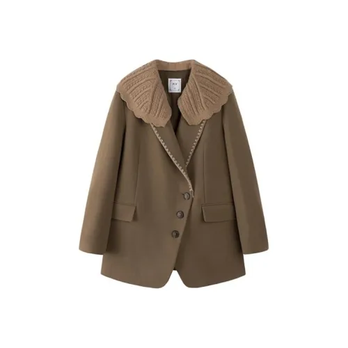 Pit Бизнес Костюм Женские Темный Кофейный