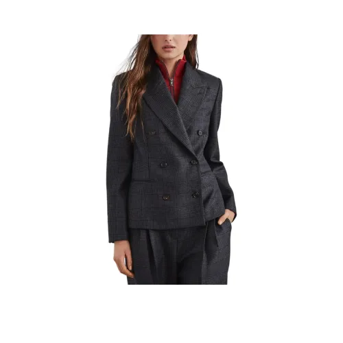 BRUNELLO CUCINELLI Бизнес-костюм Пальто Женское Серое