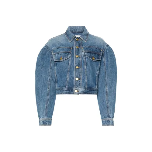 Ulla Johnson FW23 Denim Jacket Women's Blue Ула Джонсон FW23 Деним Куртка Женская Синяя