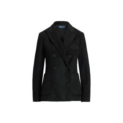 Polo Ralph Lauren FW24 Бизнес-костюм Пальто Женское Черное