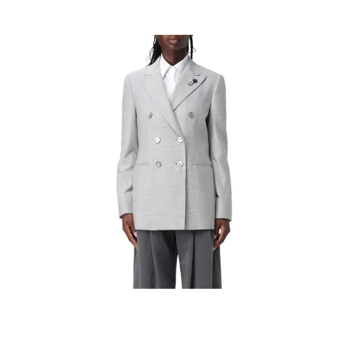 LARDINI Бизнес-костюм Пальто Женское Светло-серое