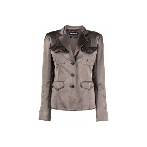 TOM FORD Бизнес-костюм Пальто Женское Умбра