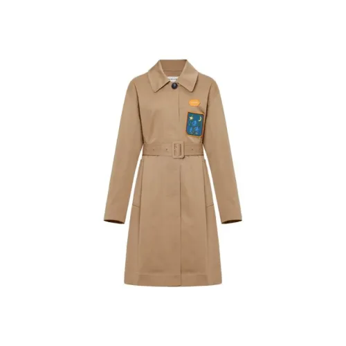Carven Верблюжий Женский Тренч