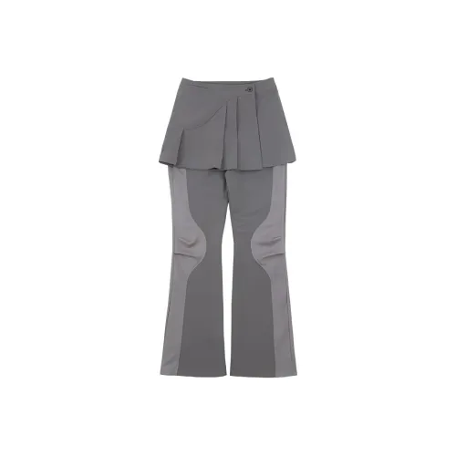 WORLDWIDEOJOS GREY/Серый Женские Повседневные Брюки