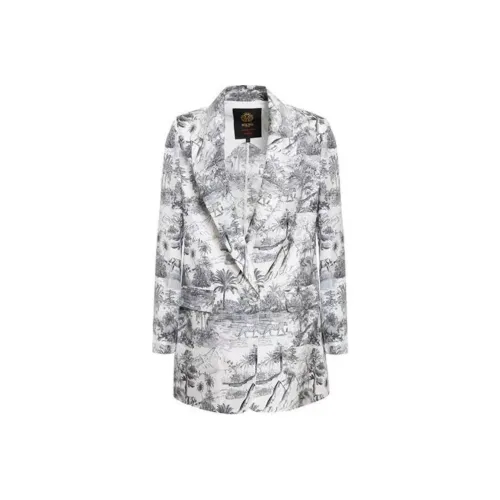 BESIONIA SS23 Бизнес-костюм Куртка Женская Белая