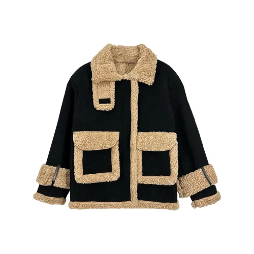 Icicofficial Бархат Feel Куртка Женская Черная