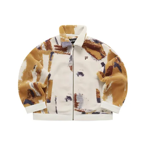 FILA FUSION Бархат Feel Куртка Женская Серый Пшеница