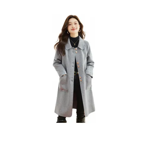 Still quiet Серый Женское Пальто