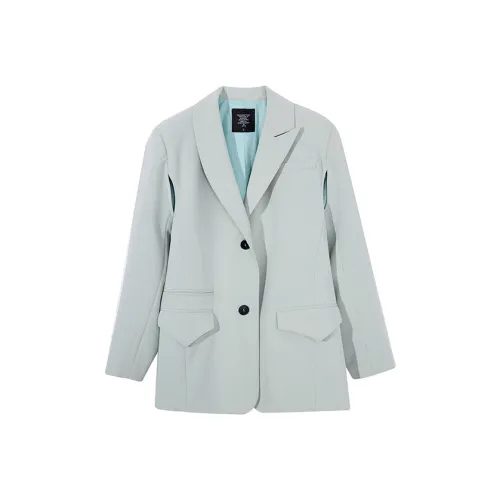 Ouyang Бизнес-костюм женский мятно-зеленый