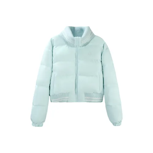 MJ STYLE Светло-синий женский пуховик