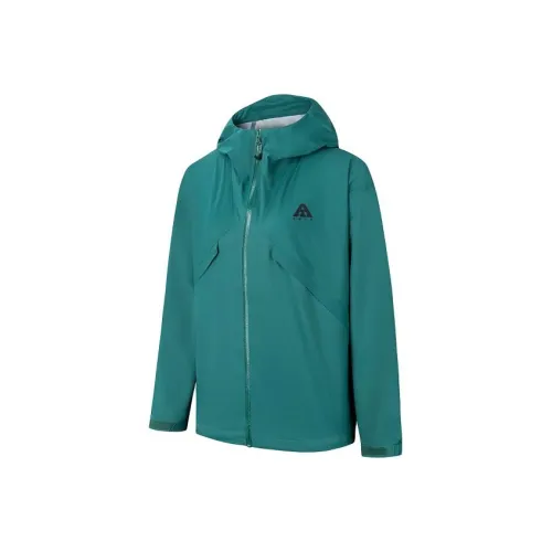 ANTA Водонепроницаемый Ветрозащитный And Дышащий Ветровка Женские Лесной Чернильно-зеленый