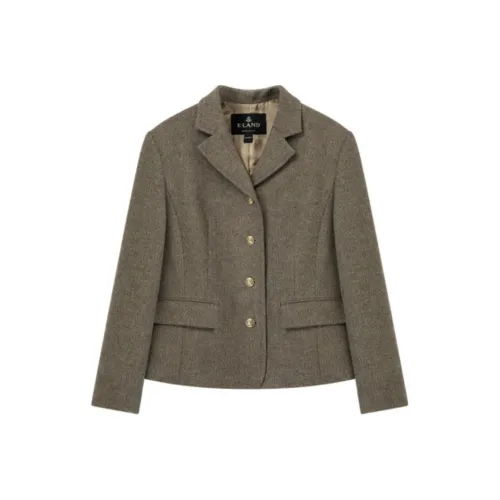 E.land Бизнес-костюм унисекс коричневый