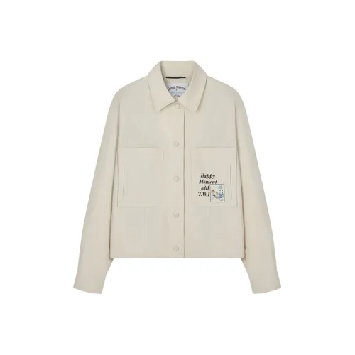 Teenie Weenie x PACAIN Cropped Coat Women's Ivory