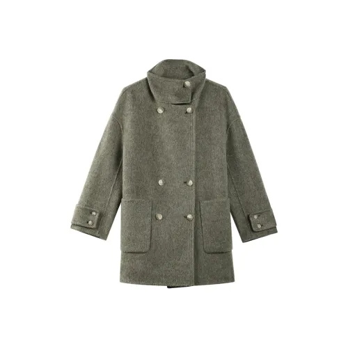 THE SEA LIFE Пальто Женское Iwao Чайно-зеленый