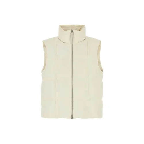 JIL SANDER SS25 Пуховик Женские Кунжут Семена Бежевый