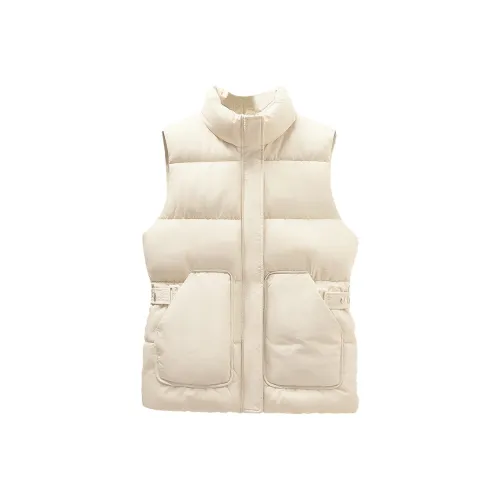 Cypress House Жилет Женский Бежевый