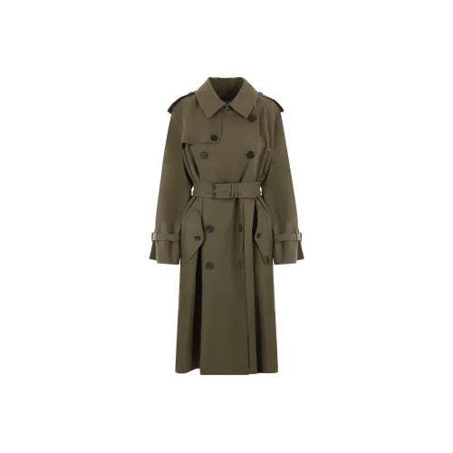 PRADA SS24 Тренчкот Женский Зеленый