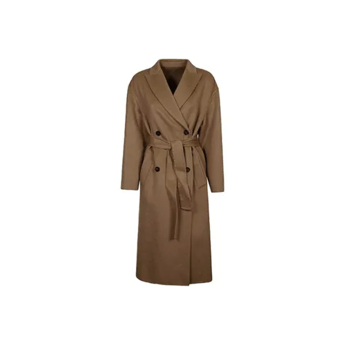 Brunello Cucinelli Коричневые женские бархатные куртки
