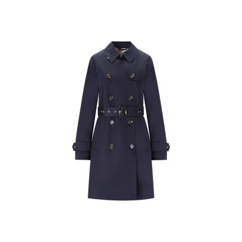 BARBOUR SS24 Короткий Greta Showerproof Тренчкот Тренчкот Женские Морской синий