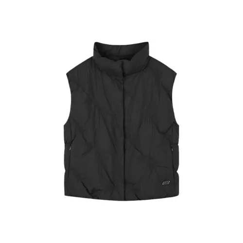 Skechers Colorful Угольный черный/0018 Женская пуховая жилетка