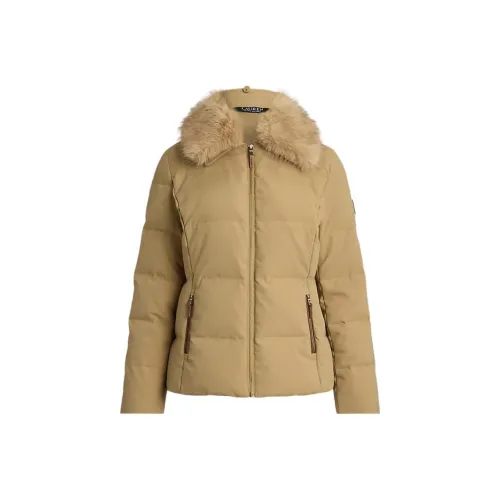 LAUREN RALPH LAUREN Пуховик Женские Березовая древесина Коричневый