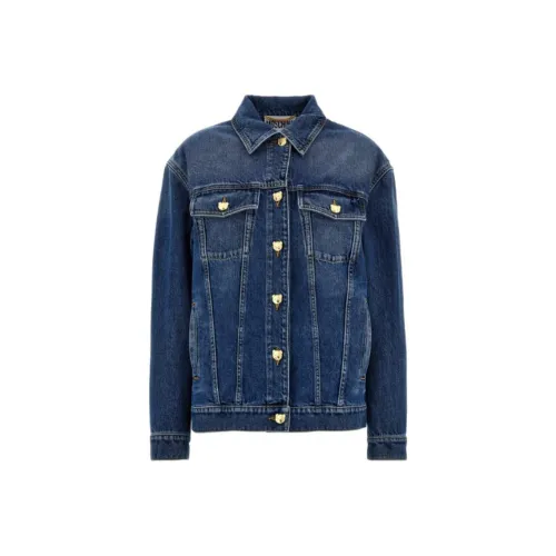 MOSCHINO Джинсовая куртка Женская Синяя