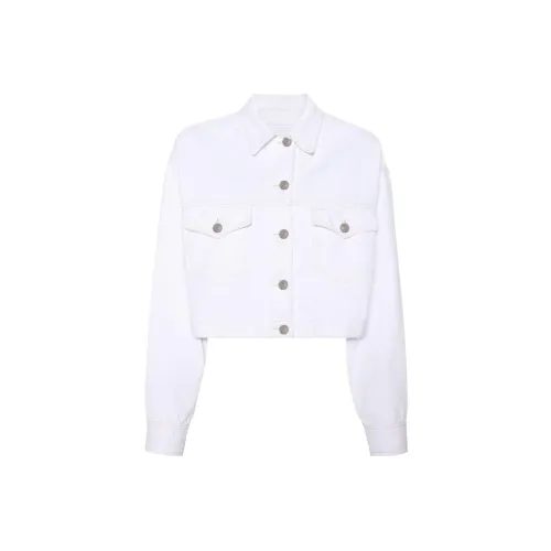 ISABEL MARANT Белый Женские Джинсовые Куртки