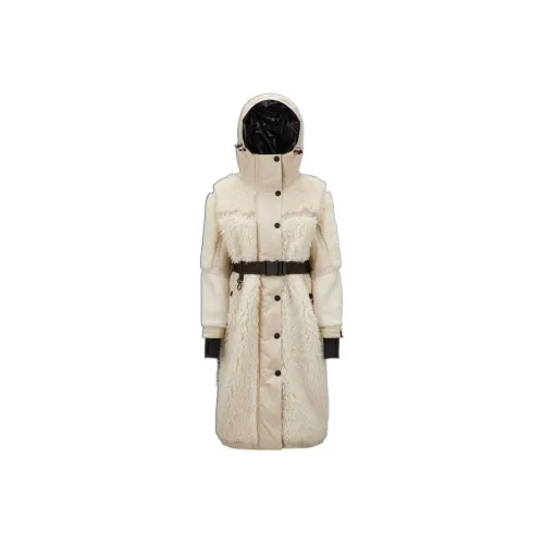 Moncler Grenoble Белый Женские Объемные Куртки (Пуфы)