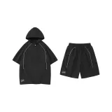 Комплект одежды (Ночной черный топ + Ночной черный низ)