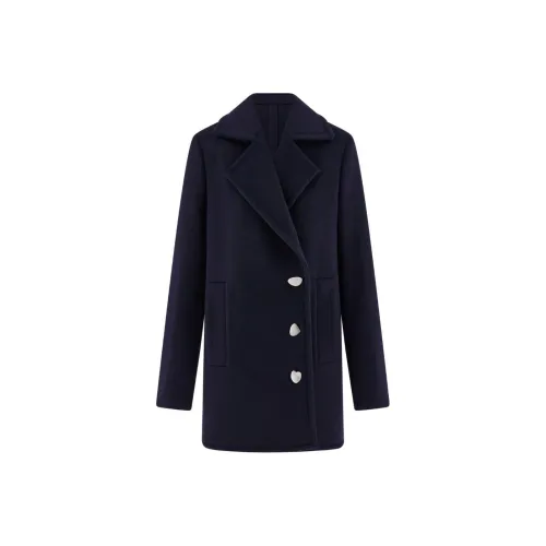 Ferragamo SS24 Пальто Женское Морской Синий