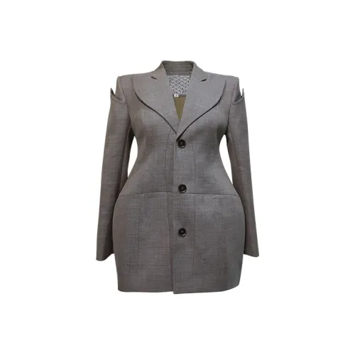 SIQIZ Бизнес-костюм женский коричневый серый