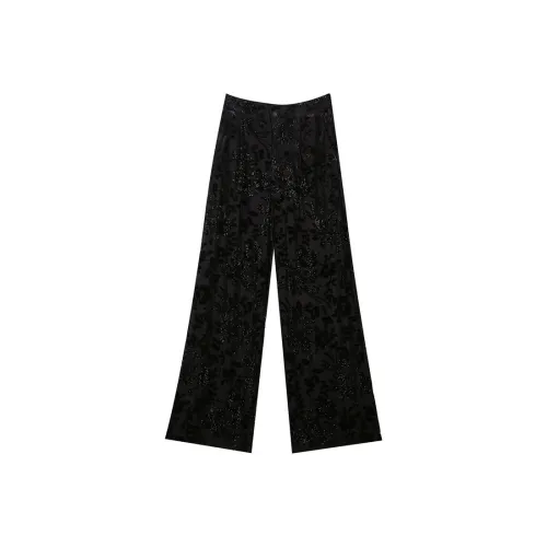 TCH Черные Женские Повседневные Брюки