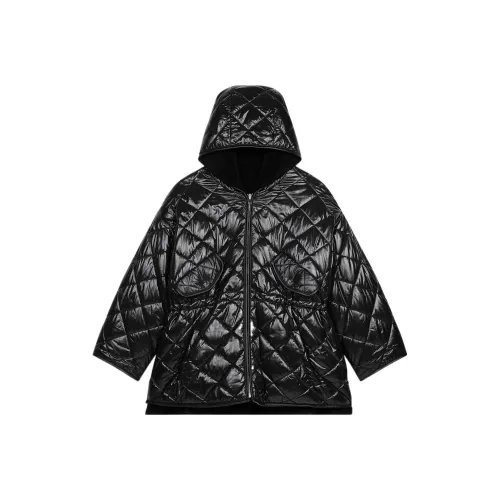 Maje SS22 Хлопковый пуховик Женский Черный