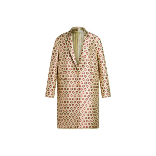 ETRO Желтое Женское Пальто