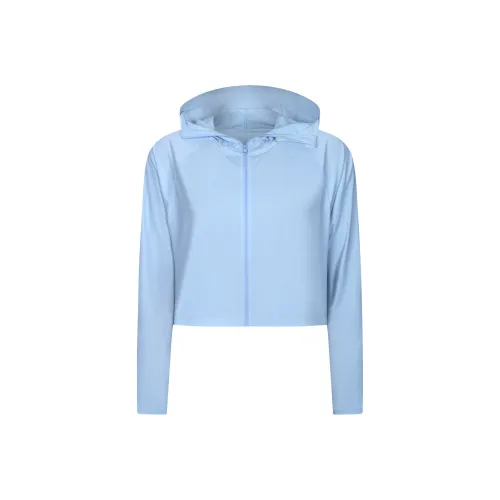HOUSE OF NIGHTFLY Небесно-голубая Женская одежда с защитой от УФ-лучей