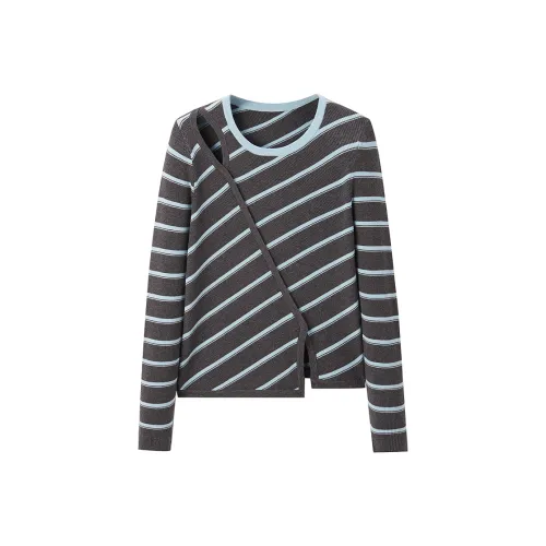 PEACEBIRD Трикотаж Женский Дикий Голубь Серый