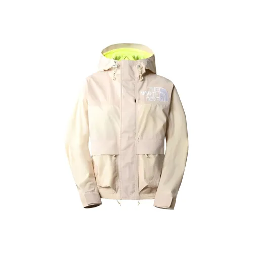 The North Face Офис Повседневный Ветровка Женская Хаки