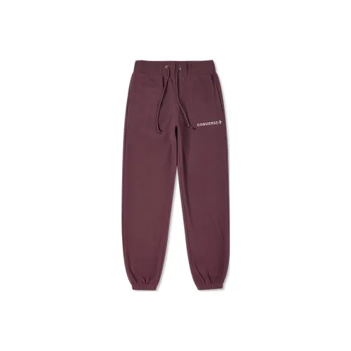 Конверс Бургундские Женские Вязаные Спортивные Брюки