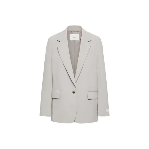 ARITZIA WILFRED Новый Поколение Blazer Бизнес Костюм Женские Ashen Железно-циановый