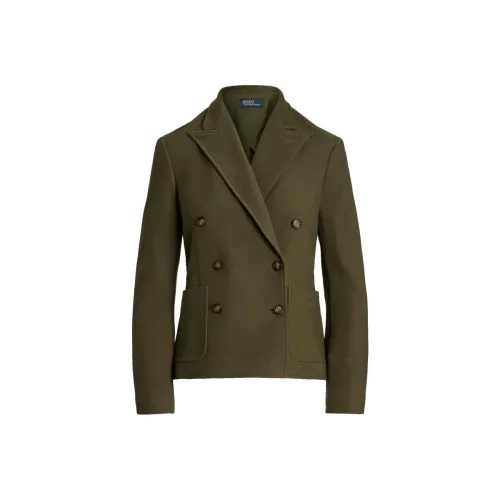 Polo Ralph Lauren FW24 Бизнес-костюм Куртка Женская Оливково-зеленая