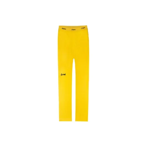 Drew House Letter Logo Series Leggings Женские Gold