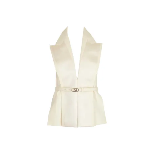 FENDI Белые Женские Жилеты