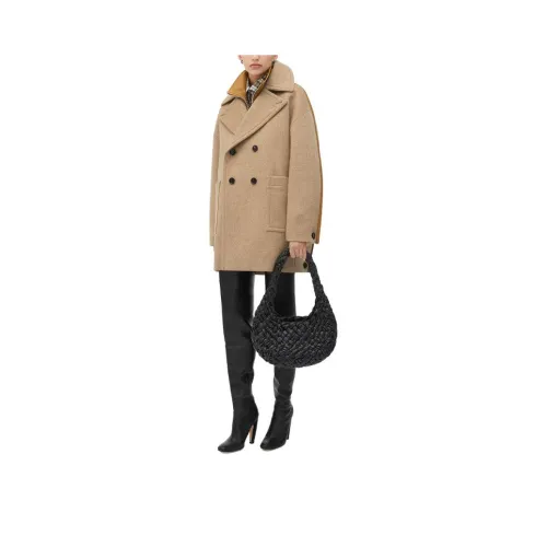 Bottega Veneta SS24 Пальто Женское Коричневое