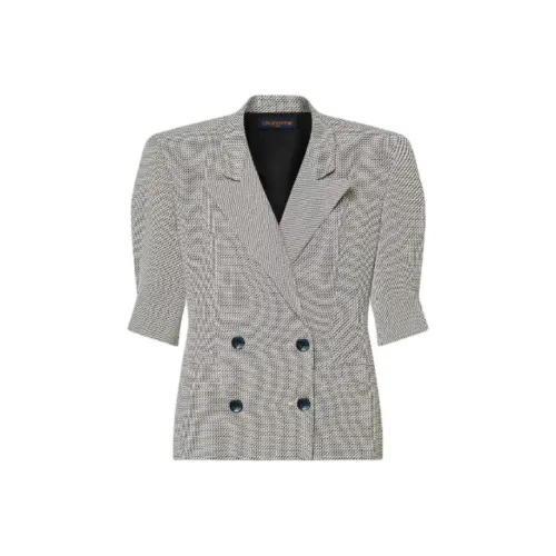 LOUIS VUITTON SS24 Бизнес Костюм Пальто Женское Серое