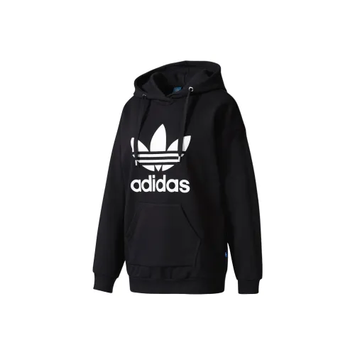 Adidas Originals Trefoil Hoodie Толстовка Женская Черная