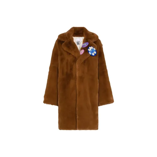 NATASHA ZINKO Пальто Женское Коричневое